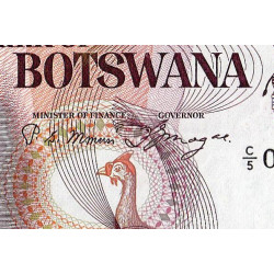 Botswana - Pick 8a - 5 pula - Série C/5 - 1982 - Etat : NEUF