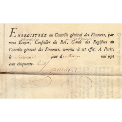 Paris - Louis XV - Emprunt royal de 1757 - Denier 10 - Etat : SUP