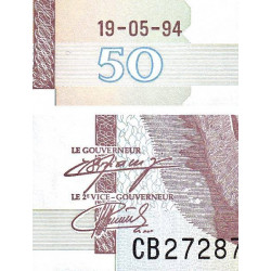 Burundi - Pick 36a - 50 francs - Série CB - 19/05/1994 - Etat : NEUF
