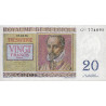 Belgique - Pick 132b - 20 francs - Série G15 - 03/04/1956 - Etat : NEUF