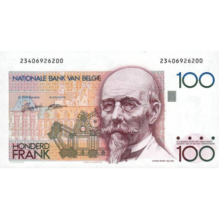 Belgique - Pick 142_6 - 100 francs - 1989 - Etat : NEUF
