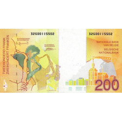 Belgique - Pick 148 - 200 francs - 1996 - Etat : NEUF