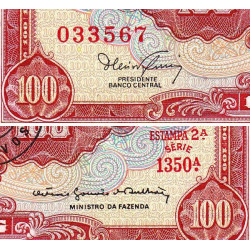 Brésil - Pick 185b - 10 centavos / 100 cruzeiros - Série 1350 - Estampa 2 - 1967 - Etat : NEUF