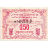 Caen & Honfleur - Pirot 34-13 - 50 centimes - 1915 - Annulé - Etat : SUP+