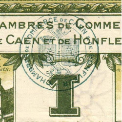 Caen & Honfleur - Pirot 34-14 - 1 franc - Série A - 1915 - Etat : TTB