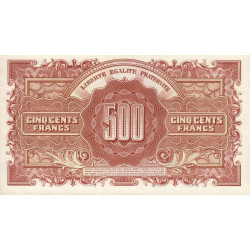 VF 11-02 - 500 francs - Marianne - 1945 - Série 83M - Etat : NEUF