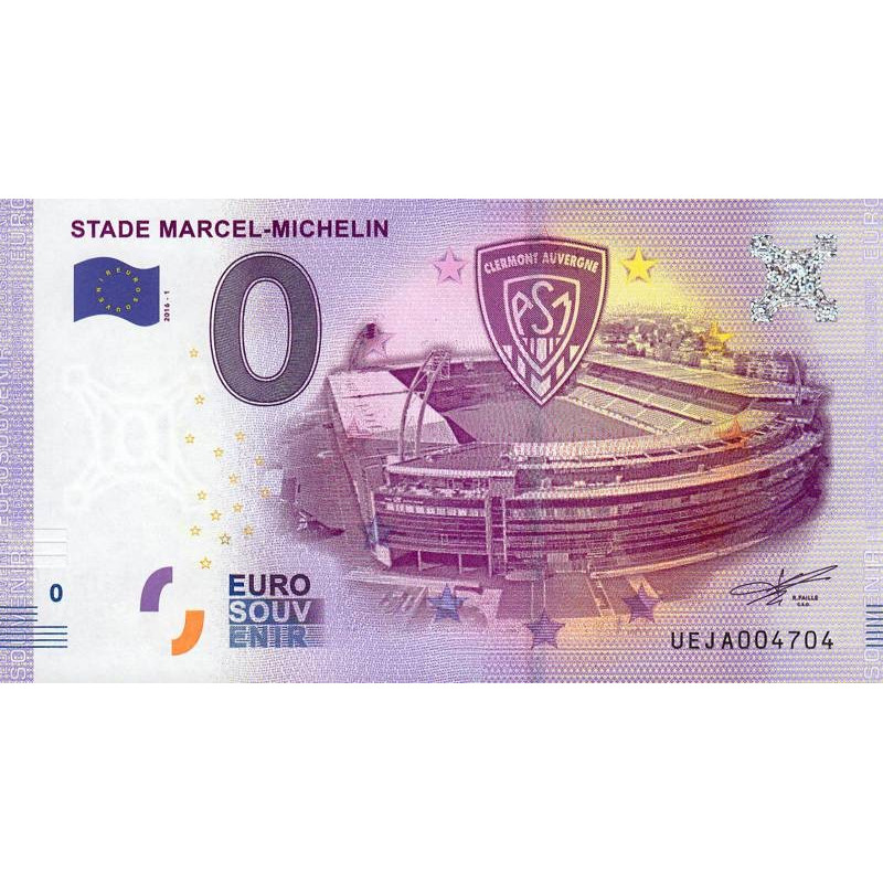 63 - Stade Marcel Michelin - 2016-1 - Etat : NEUF
