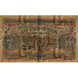 Cahors (Lot) - Pirot 35-25 - 50 centimes - Série M - 29/11/1920 - Etat : TB