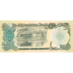 Afghanistan - Pick 60b - 500 afghanis - Série 47 - 1990 - Etat : NEUF