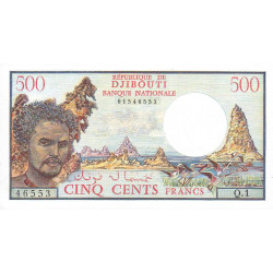 Djibouti - Pick 36a - 500 francs - Série Q.1 - 1979 - Etat : NEUF