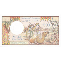 Djibouti - Pick 37c - 1'000 francs - Série G.002 - 1991 - Etat : NEUF
