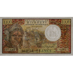 Djibouti - Pick 37c - 1'000 francs - Série G.002 - 1991 - Etat : NEUF