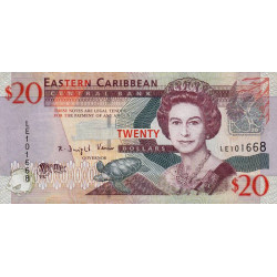 Etats de l'Est des Caraïbes - Pick 49 - 20 dollars - Série LE - 2008 - Etat : TTB