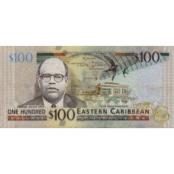 Etats de l'Est des Caraïbes - Pick 51 - 100 dollars - Série VA - 2008 - Etat : TB+