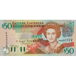 Caraïbes Est - Saint Vincent - Pick 45v - 50 dollars - 2003 - Etat : NEUF