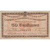 Carcassonne - Pirot 38-1 variété - 50 centimes - 1914 - Etat : TTB