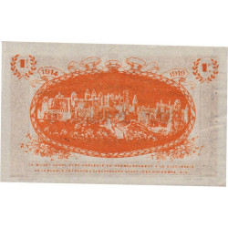 Carcassonne - Pirot 38-7 variété - 1 franc - 1914 - Annulé - Etat : SUP+