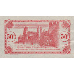 Carcassonne - Pirot 38-12 variété - 50 centimes - 1917 - Annulé - Etat : SUP+