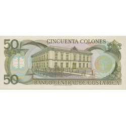 Costa Rica - Pick 257 - 50 colones - 29/07/1992 - Etat : NEUF