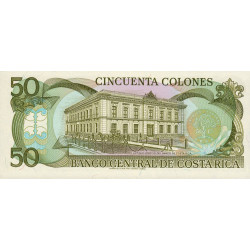 Costa Rica - Pick 257 - 50 colones - 07/07/1993 - Etat : NEUF