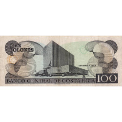 Costa Rica - Pick 261 - 100 colones - 21/09/1993 - Etat : TB