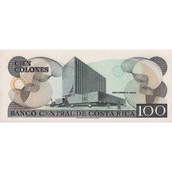 Costa Rica - Pick 261 - 100 colones - 21/09/1993 - Etat : NEUF
