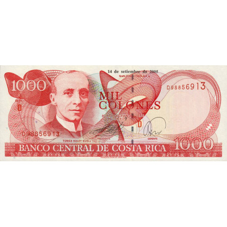 Costa Rica - Pick 264f - 1'000 colones - 14/09/2005 - Etat : NEUF