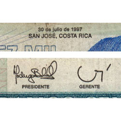 Costa Rica - Pick 267a - 10'000 colones - 30/07/1997 - Etat : TB