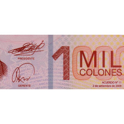 Costa Rica - Pick 274a - 1'000 colones - Série A - 02/09/2009 - Polymère - Etat : NEUF