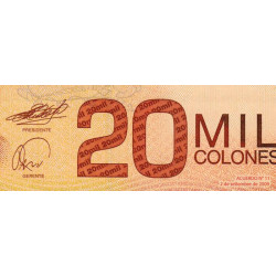 Costa Rica - Pick 278a - 20'000 colones - Série A- 02/09/2009 - Etat : NEUF