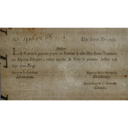 Law-Doreau 22 - 10 livres tournois- 1er juillet 1720 - Etat : SUP+ à SPL