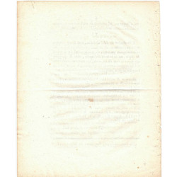 Assignat - Décret du 30 janvier 1792