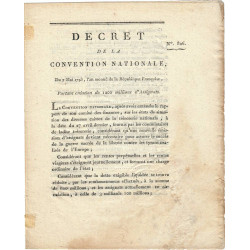 Assignat - Décret du 7 mai 1793