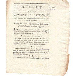 Assignat - Décret du 26 octobre 1793