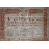 Assignat 50a - 1000 francs - 18 nivôse an 3 - Signature 12 - Série - 3336 - Etat : SUP+