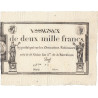 Assignat 51a - 2000 francs - 18 nivôse an 3 - Etat : SUP+