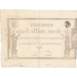 Assignat 51a - 2000 francs - 18 nivôse an 3 - Signature 14 - Série 8979 - Etat : SUP+