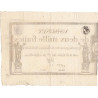 Assignat 51a - 2000 francs - 18 nivôse an 3 - Signature 14 - Série 8979 - Etat : SUP+