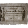 Assignat 51a - 2000 francs - 18 nivôse an 3 - Signature 14 - Série 8979 - Etat : SUP+