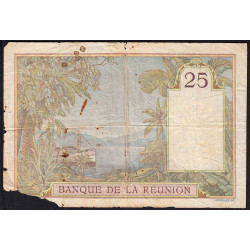 La Réunion - Pick 23_3 - 25 francs - 1940 - Etat : AB