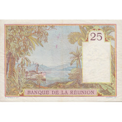 La Réunion - Pick 23_4 - 25 francs - 1944 - Etat : TTB+