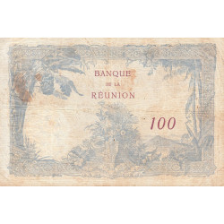La Réunion - Pick 24_4 - 100 francs - 1940 - Etat : TB+