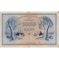 La Réunion - France Outre-Mer - Pick 40-2 - 1'000 francs - Série TE - 02/02/1944 - Etat : TB