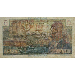 La Réunion - Pick 41 - 5 francs - Série Q.24 - 1948 - Etat : SUP