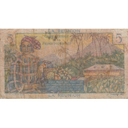 La Réunion - Pick 41 - 5 francs - Série X.24 - 1948 - Etat : TB-