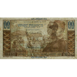 La Réunion - Pick 43 - 20 francs - Série G.11 - 1948 - Etat : SPL