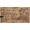 La Réunion - Pick 43 - 20 francs - Série K.11 - 1948 - Etat : B