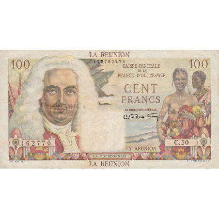 La Réunion - Pick 45 - 100 francs - Série C.50 - 1948 - Etat : TTB+