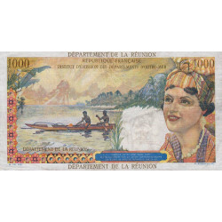 La Réunion - Pick 55b - 20 nouv. francs sur 1000 francs - Série Q.2 - 1971 - Etat : TTB