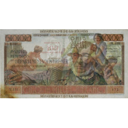La Réunion - Pick 56b - 100 nouv. francs sur 5000 francs - Série Y.111 - 1971 - Etat : TTB+